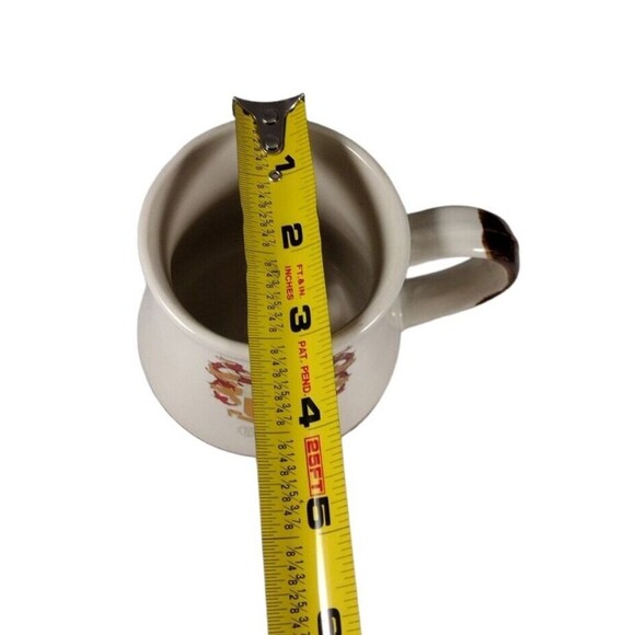 Vintage Family Crest Coat Of Arms Stoneware Coffee Tea Mug Brown READ - Picture 7 of 8